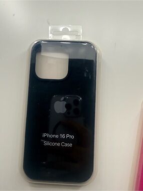 Apple iPhone 16 Pro Silicone Case - Black
